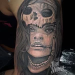 Barbarian skull portrait Barbarian skull portrait