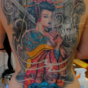 Samurai back Samurai back